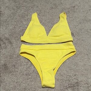 Vibrant Yellow Bikini Set